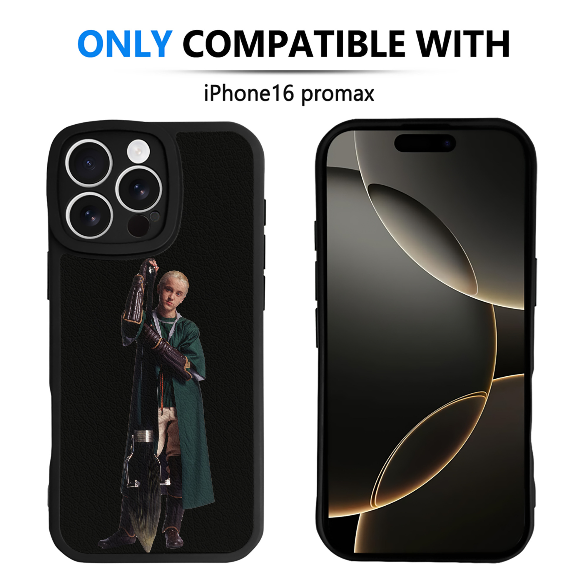（画像用） Harry Potter ハリー・ポッターシリーズ 【iPhone 16シリーズ対応】シリコンスマホケース（レザー調） 材質：シリコン